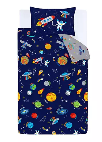 Catherine Lansfield Kids Lost In Space Duvet Cover Set | Kaleidoscope