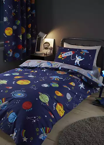 Catherine Lansfield Kids Lost In Space Duvet Cover Set | Kaleidoscope