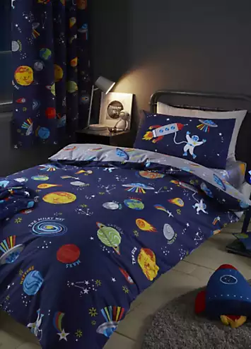 Catherine Lansfield Kids Lost In Space Duvet Cover Set | Kaleidoscope