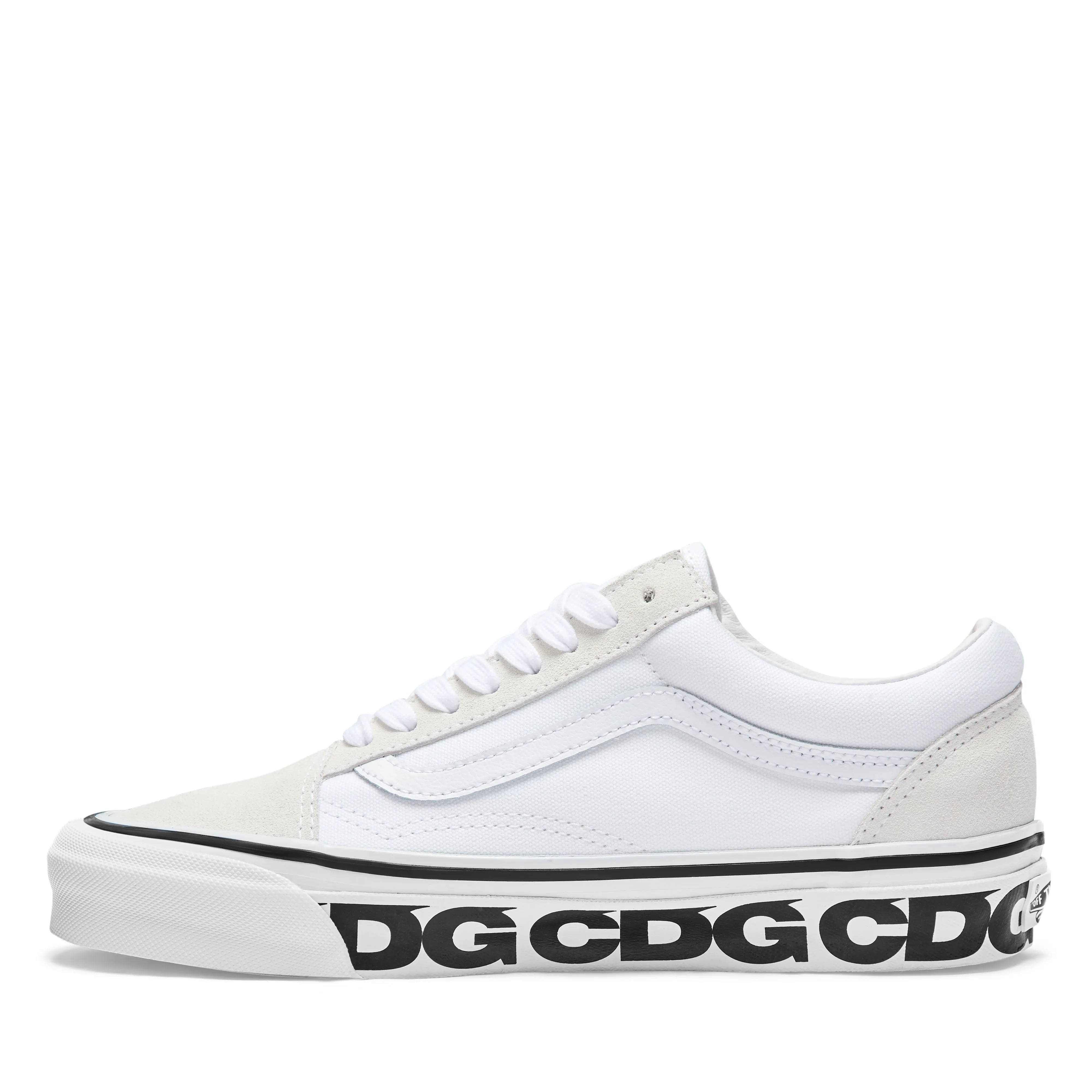 CDG Vans Old Skool LX  White