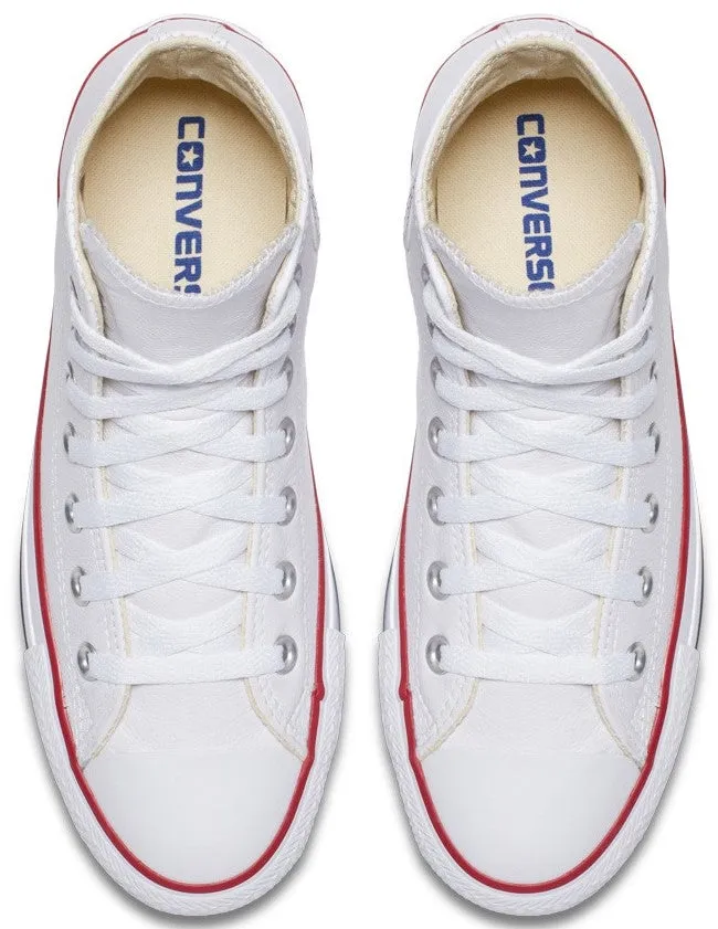 Chuck Taylor All Star Hi Top White Leather