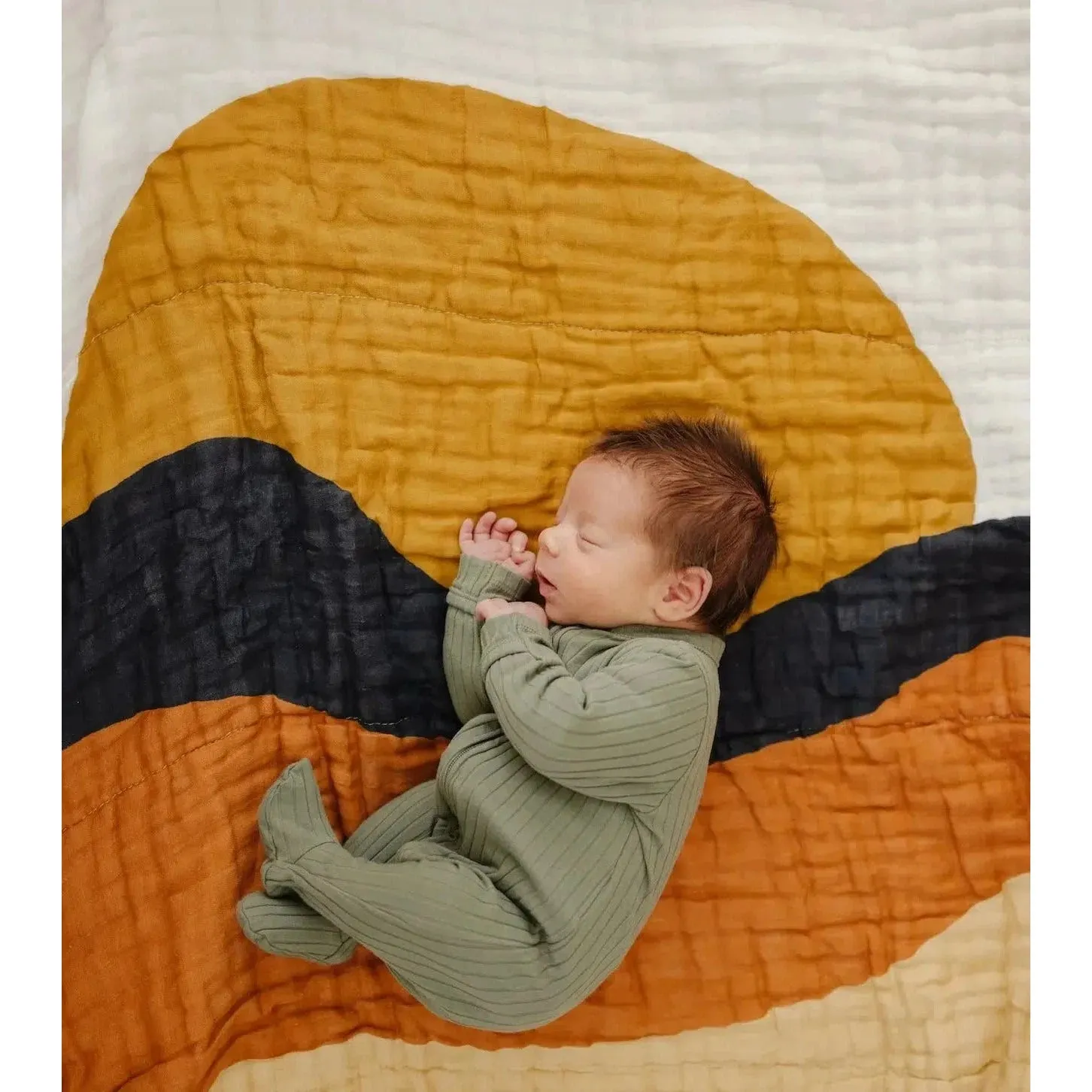 Clementine Kids - Cotton Muslin Quilt - Sunset