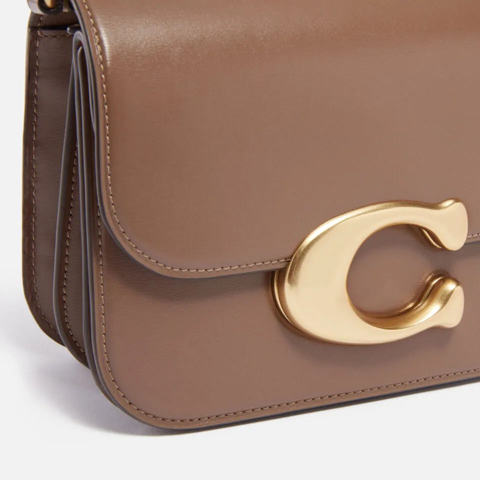 Coach Idol Luxe Leather Shoulder Bag