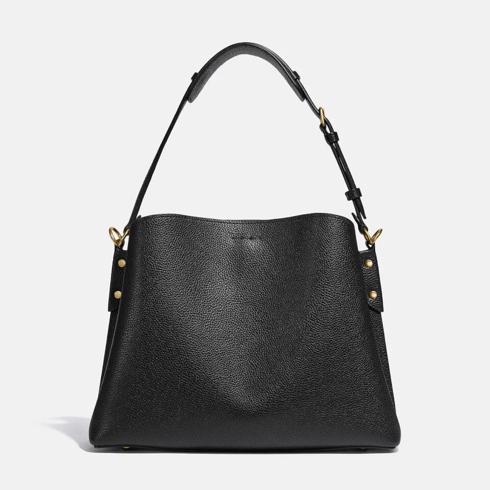 Coach Women's Willow Leather Shoulder Bag - Black