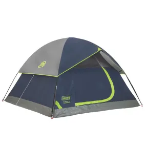 Coleman Sundome 4-Person Camping Tent - Navy Blue  Grey [2000035697]