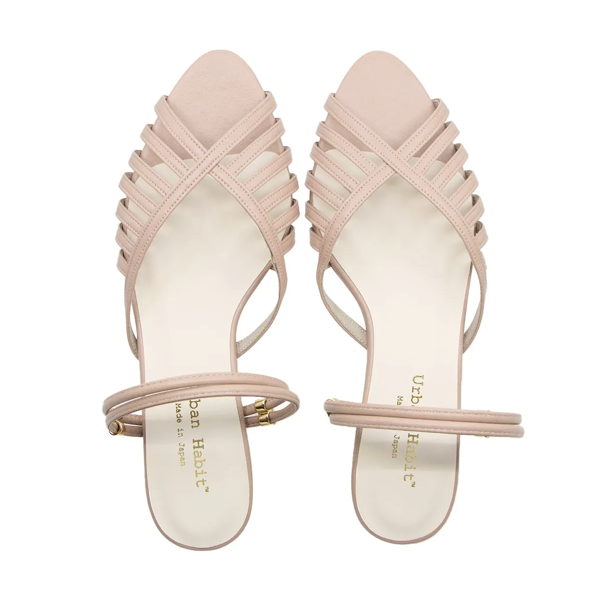 Comi Pink Beige 2 ways sandals