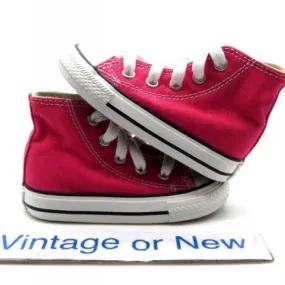 Converse All Star HI Chuck Taylor Raspberry Canvas Toddl...