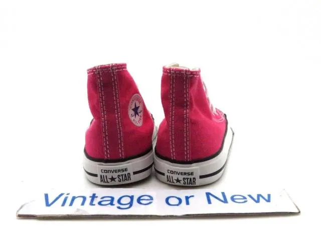 Converse All Star HI Chuck Taylor Raspberry Canvas Toddl...