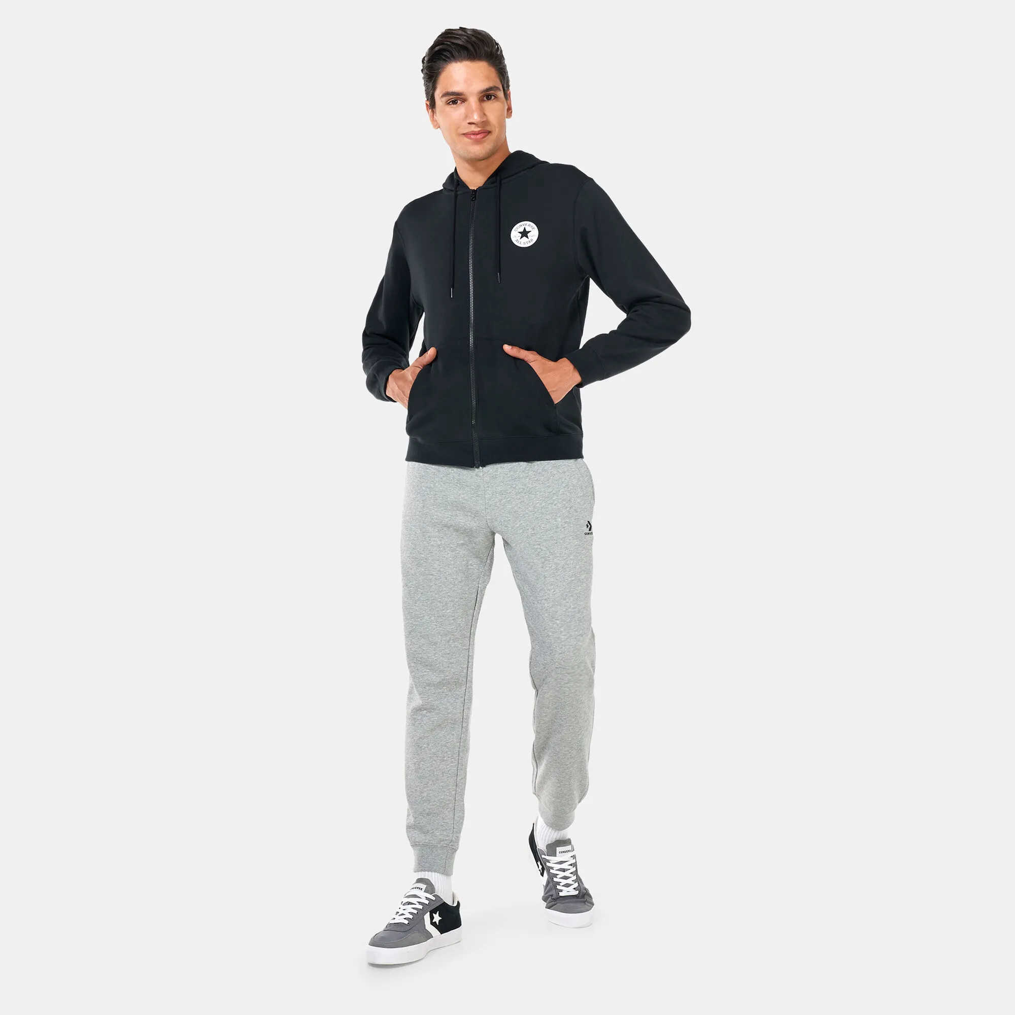 Converse Chuck Taylor All Star Logo Full-Zip Hoodie