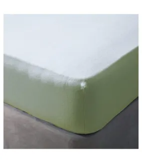 Cotton fitted sheet apple green Belledorm