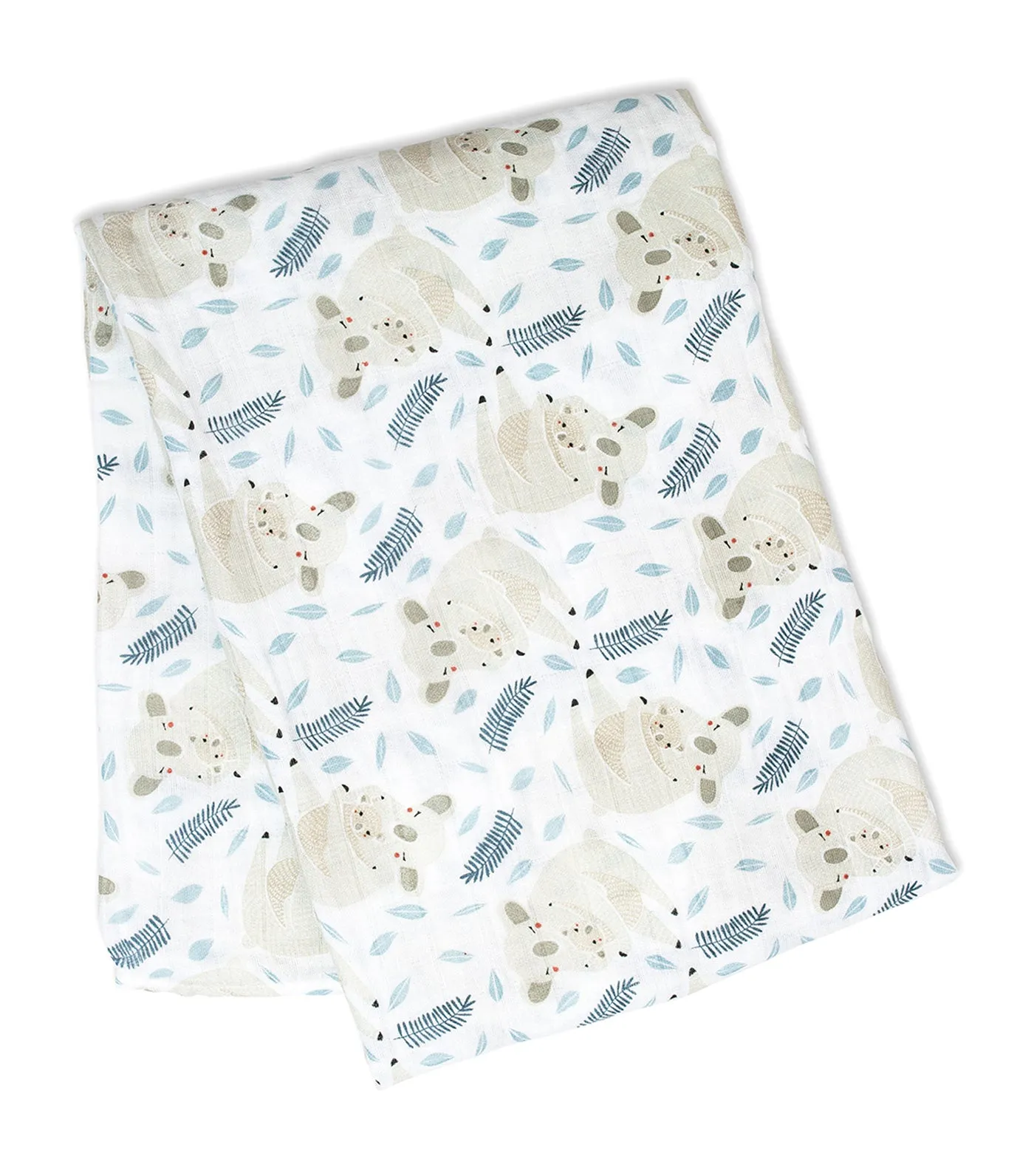 Cotton Muslin Swaddling Blanket - Koala