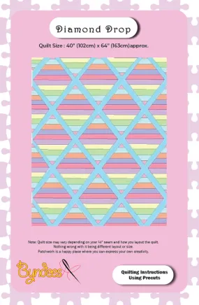 Diamond Drop Quilt Pattern Download