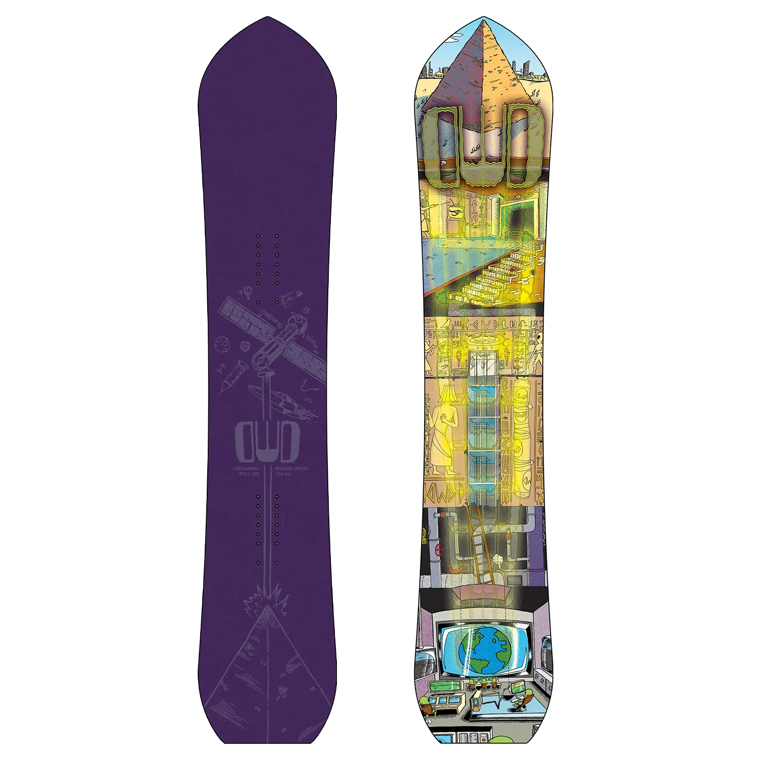 DINOSAURS WILL DIE WIZARD STICK MENS SNOWBOARD