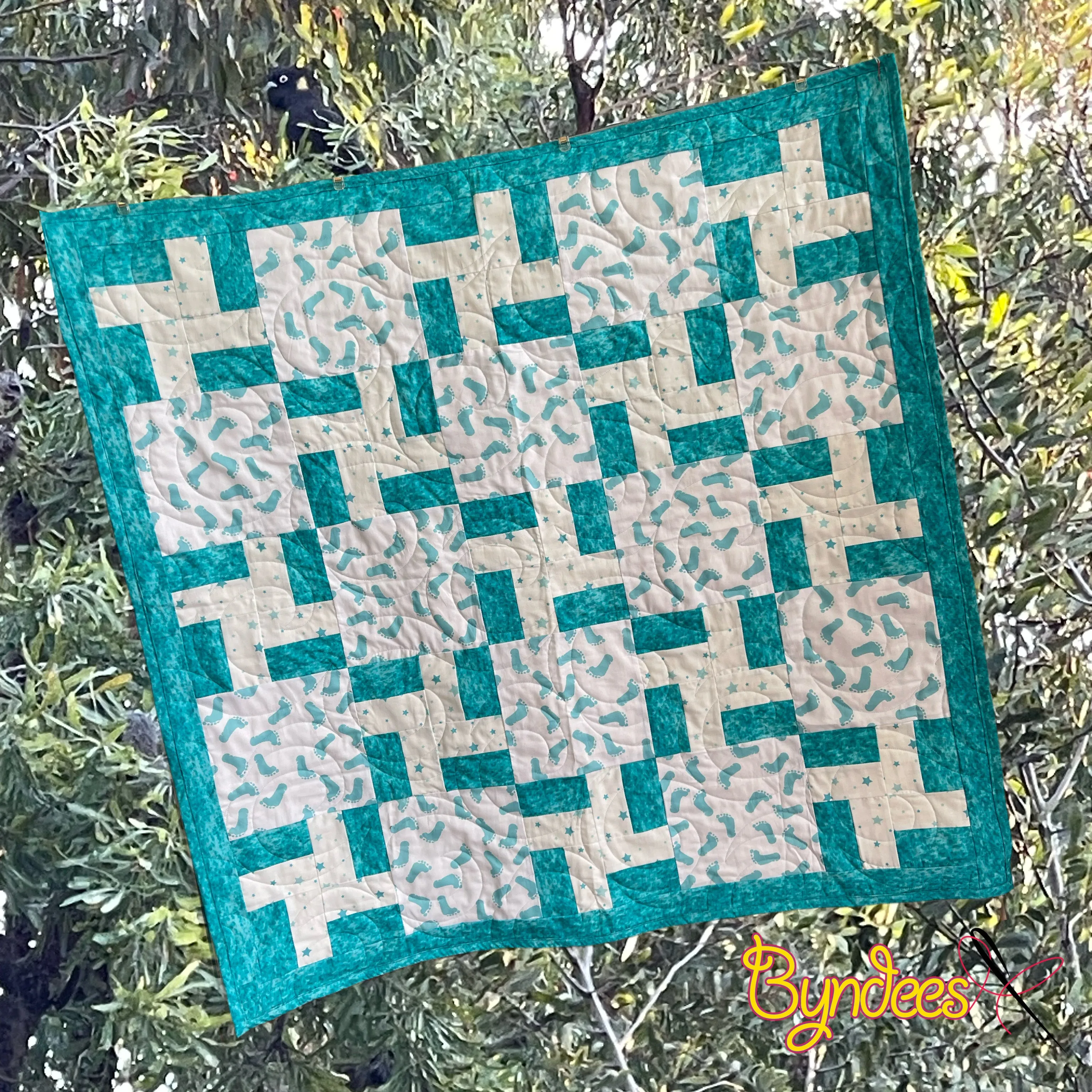 Double Twirl Quilt Finished Size 44 x 44 Approx