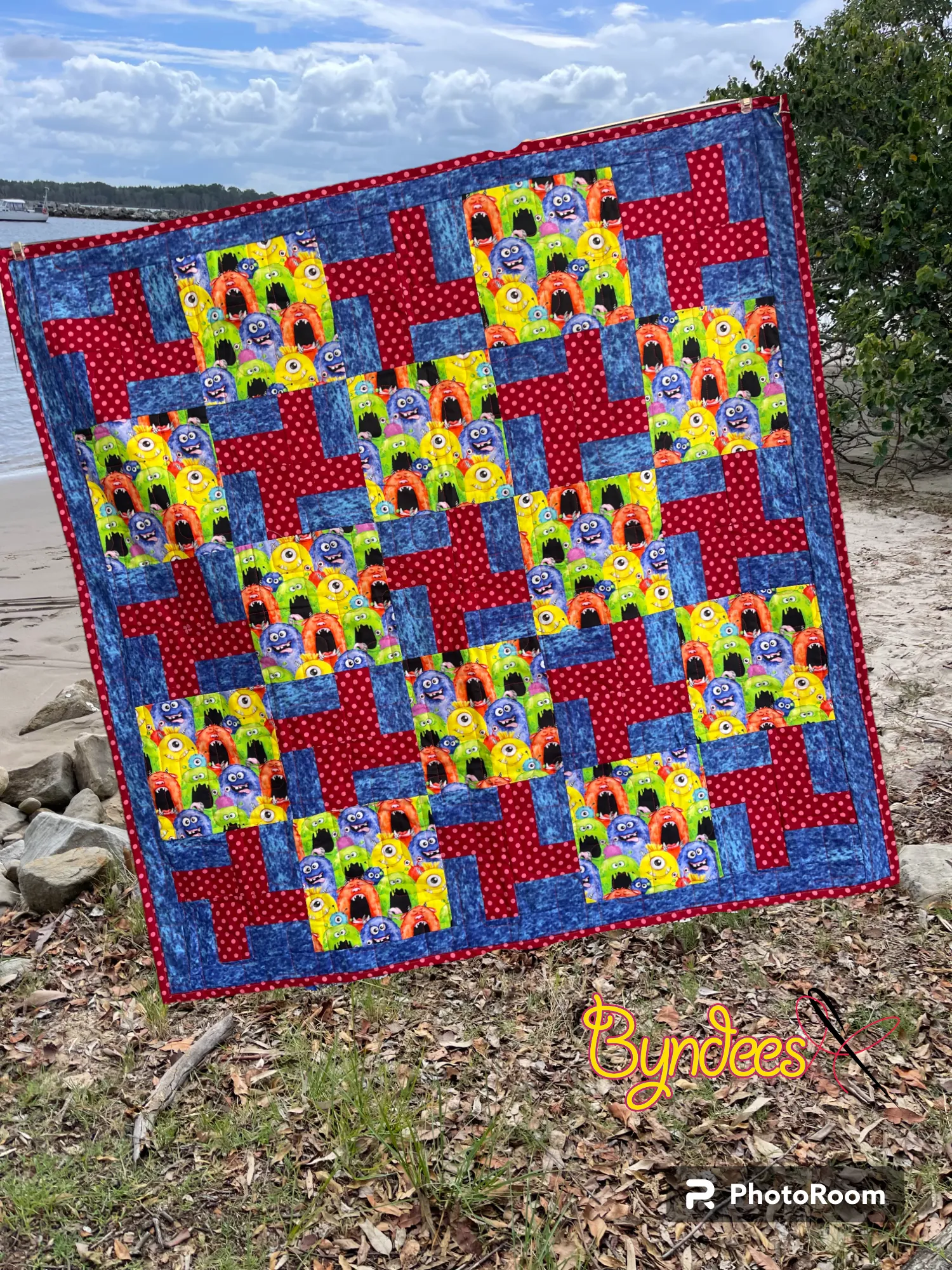 Double Twirl Quilt Finished Size 44 x 44 Approx