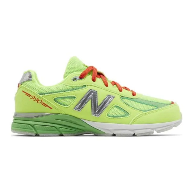 DTLR x New Balance 990v4 Big Kid (Festive/ Green/ Green)...