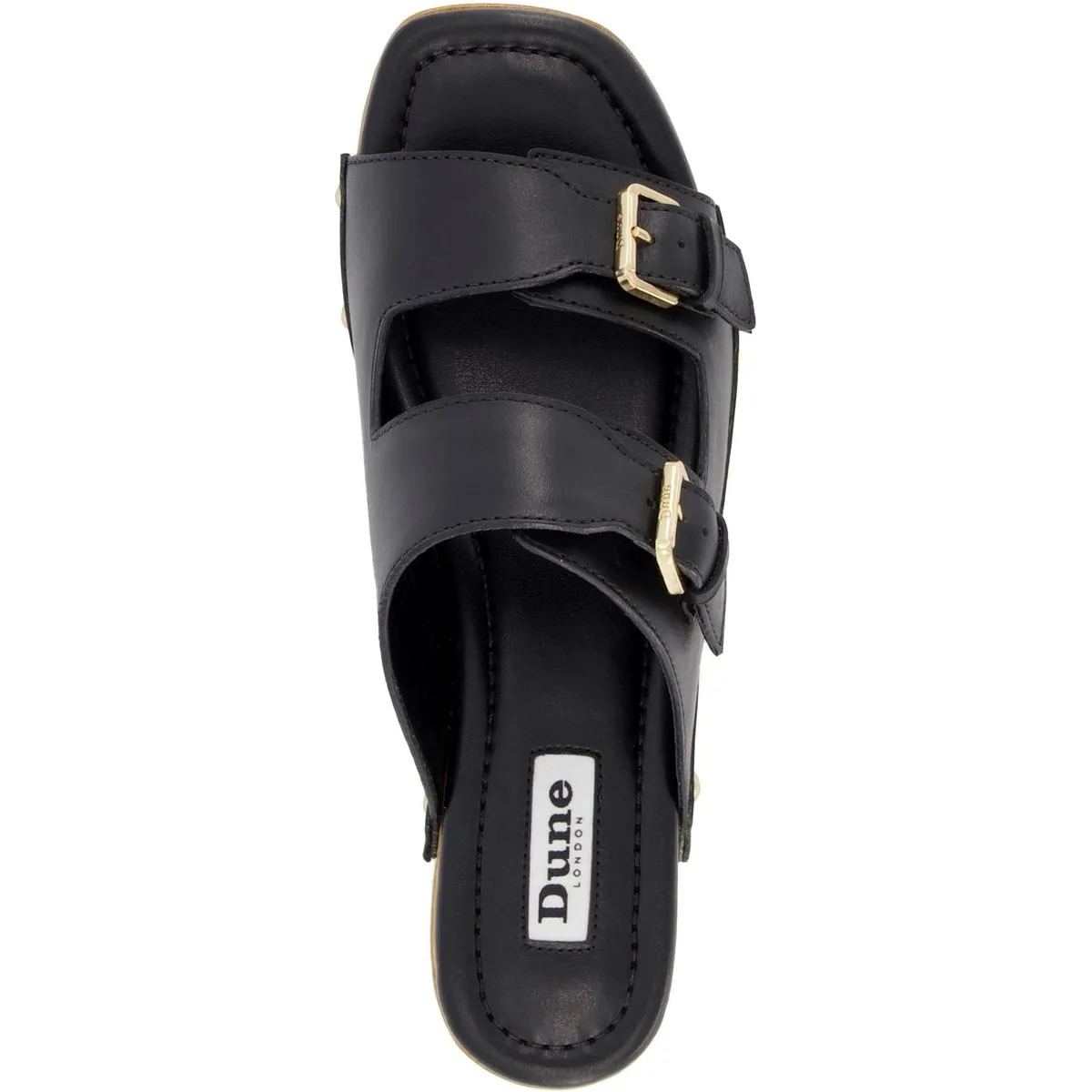 Dune Juniper Sandals Black