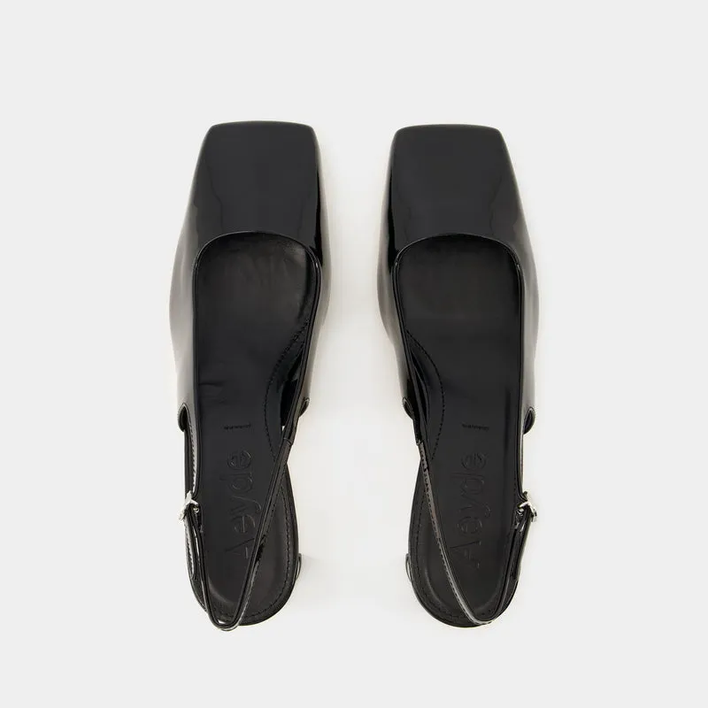 Eliza Sandals - Aeyde - Leather - Black