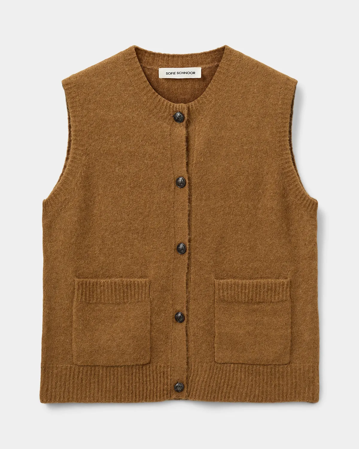 ELLASW VEST - Mustard