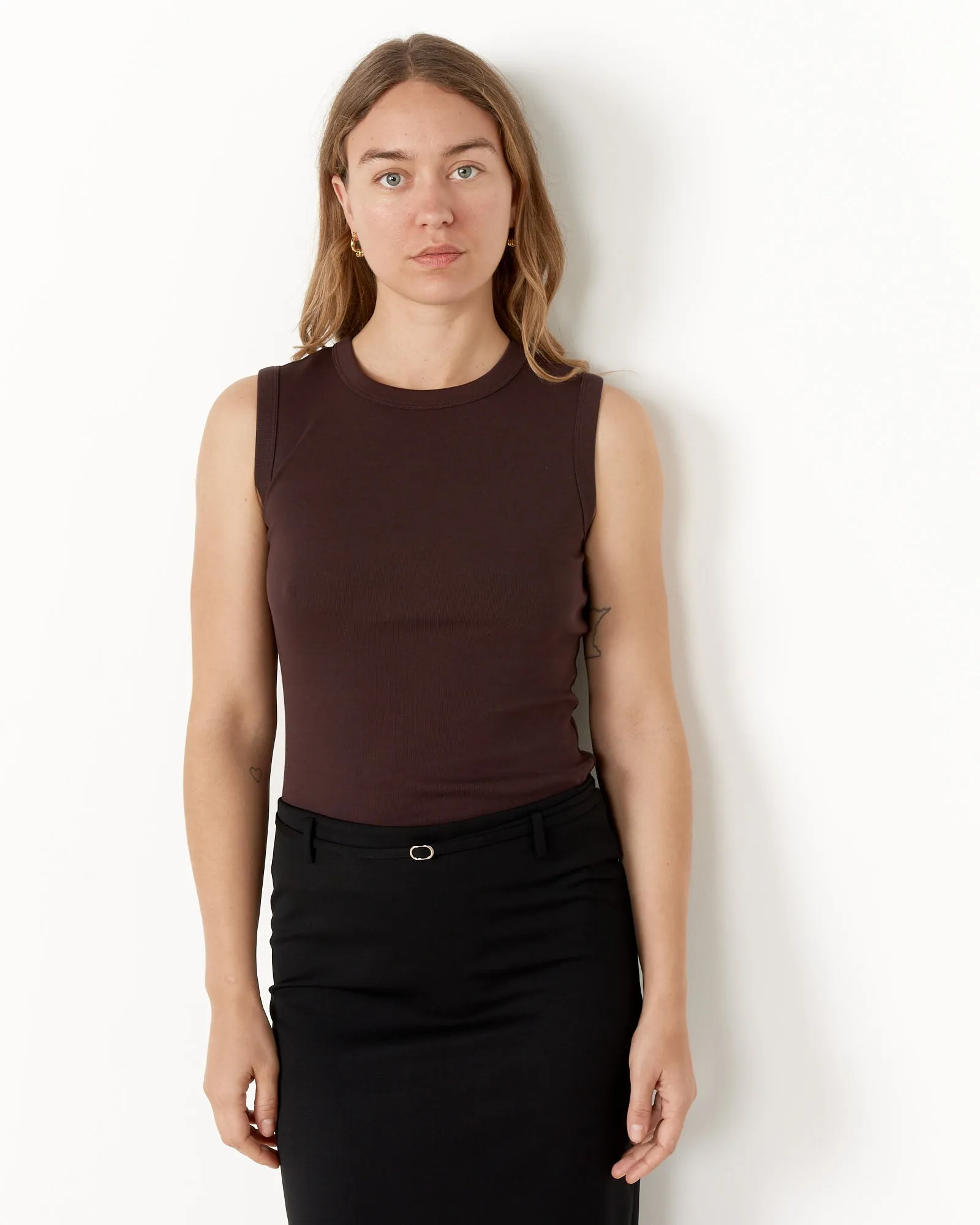 Esme Tank in Choco Plum