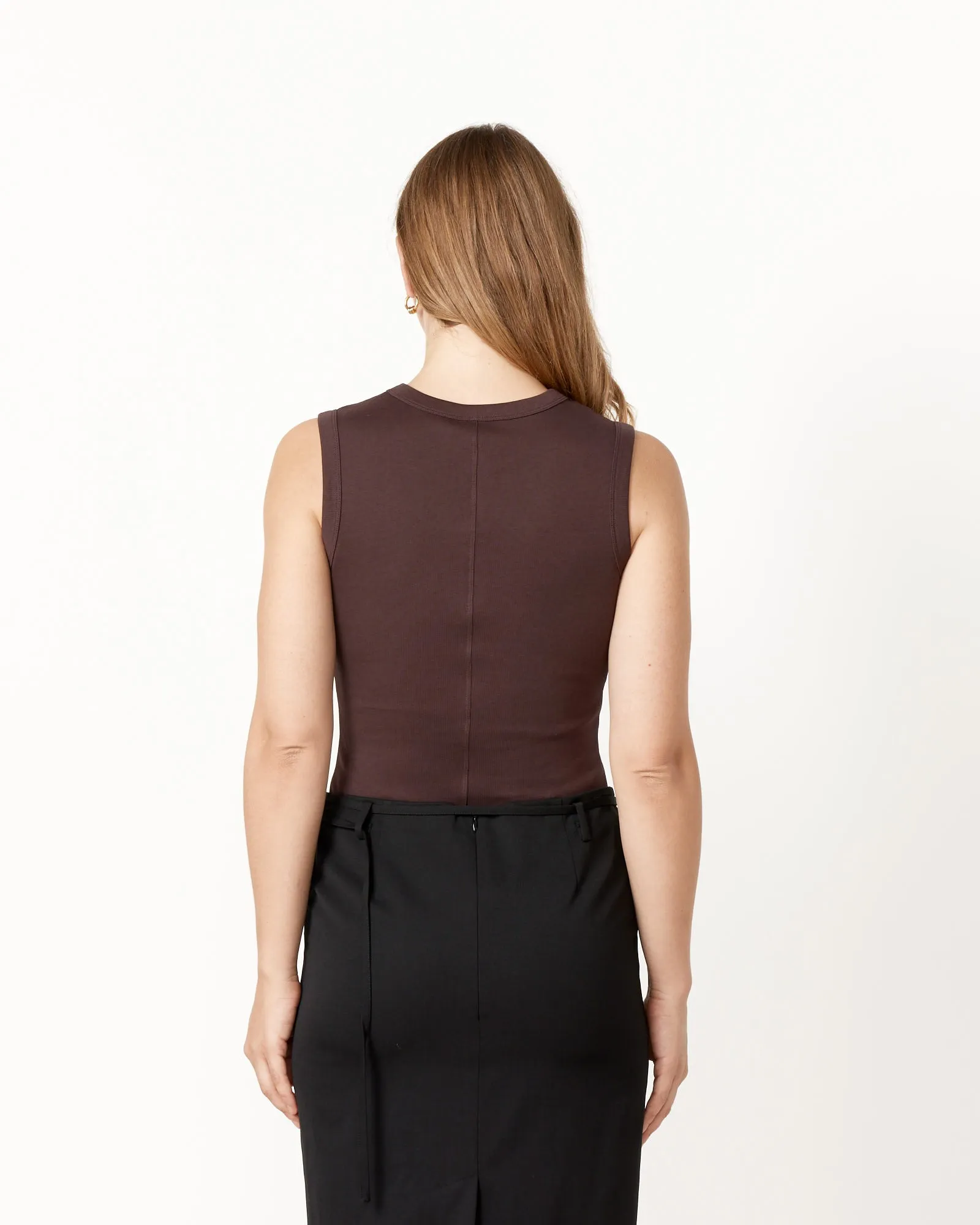 Esme Tank in Choco Plum