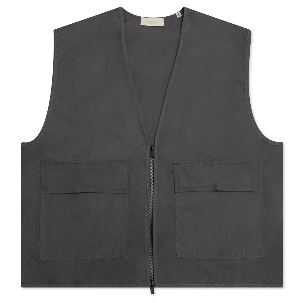 Essentials Work Vest - Iron