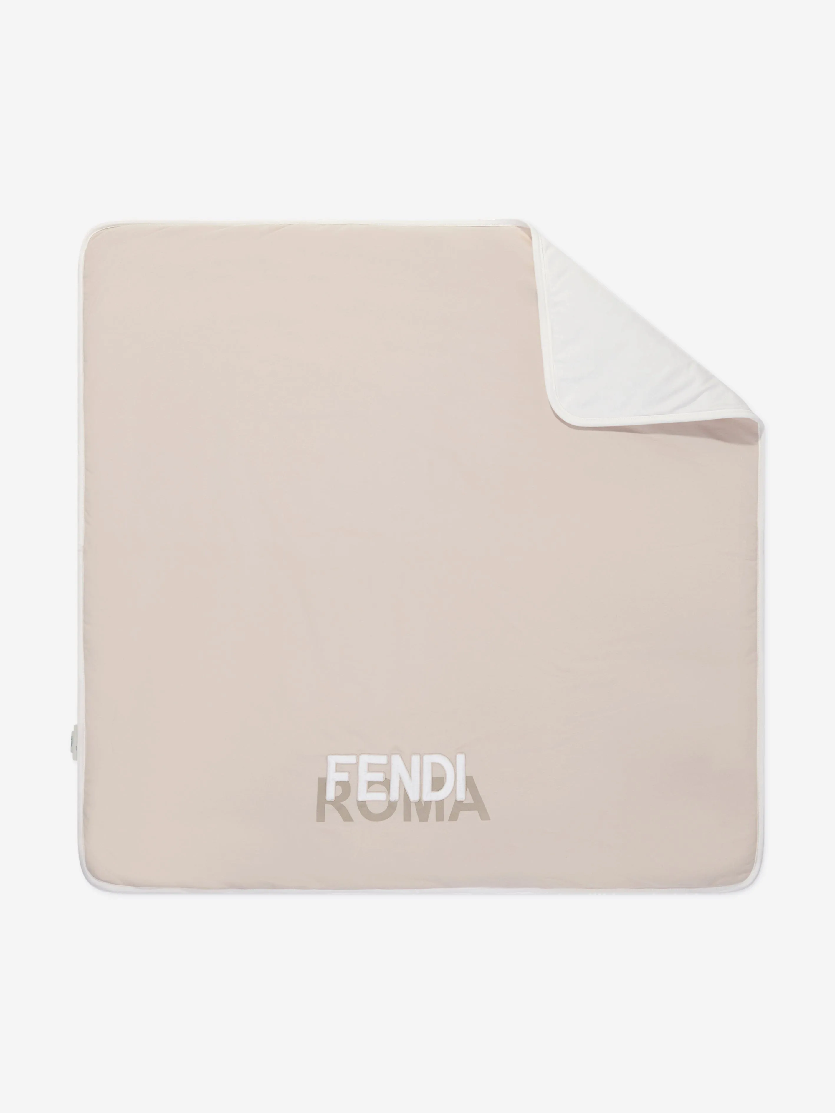 Fendi Baby Padded Roma Blanket in Beige (80cm)