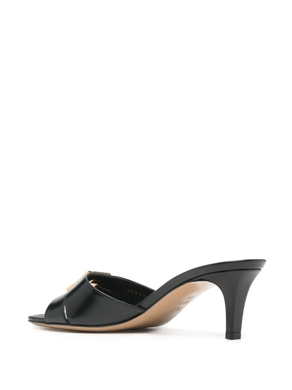 Fendi    Fendi Fendi F Fold Leather Mules