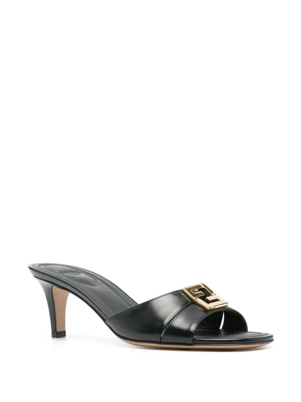 Fendi    Fendi Fendi F Fold Leather Mules