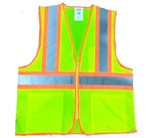 Forge  Men's Hi-Vis Mesh Zip Pocket Vest