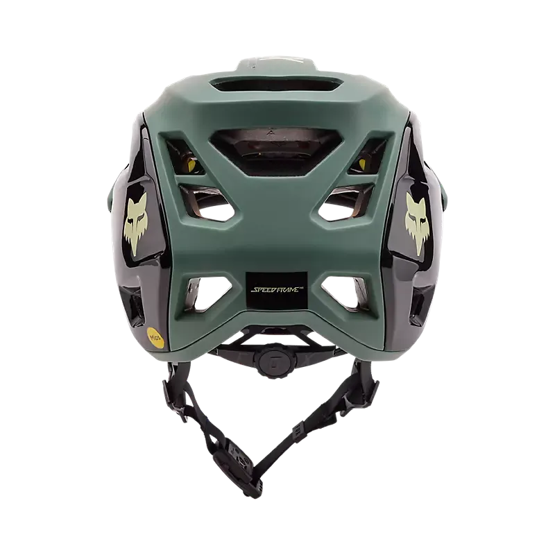 Fox Racing Speedframe Pro MTB Helmet - Blocked - Hunter Green