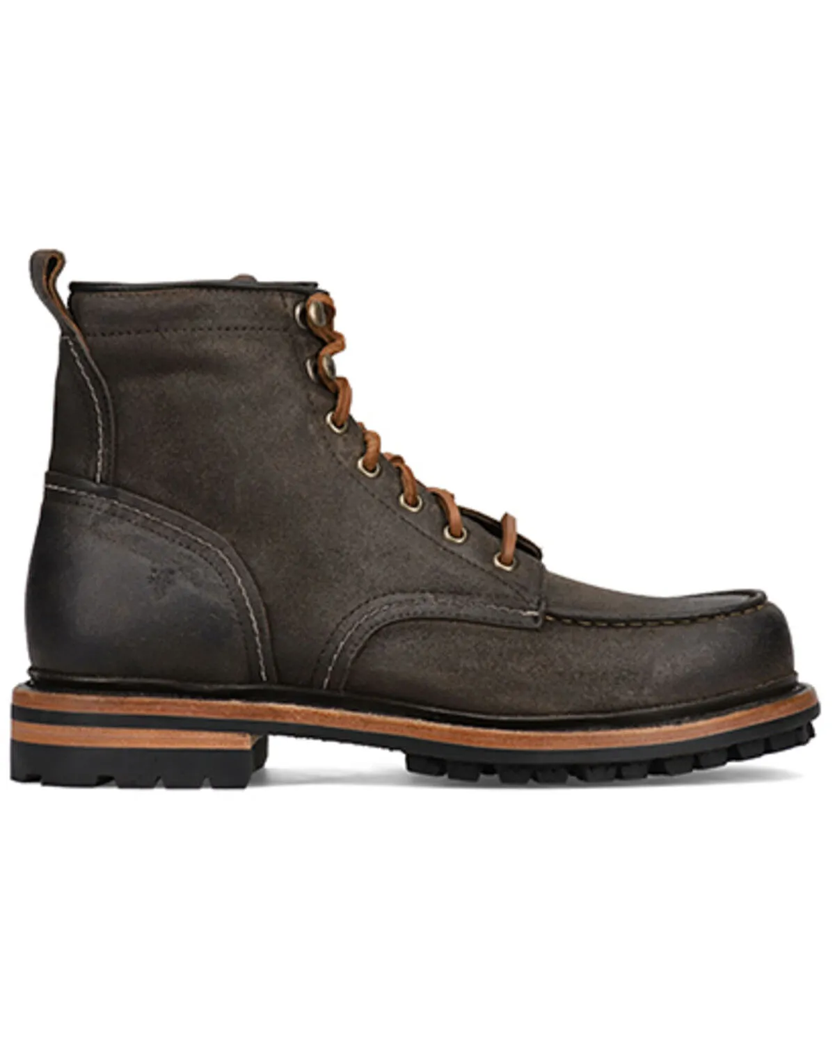 Frye Men's Hudson Lace-Up Work Boot - Moc Toe