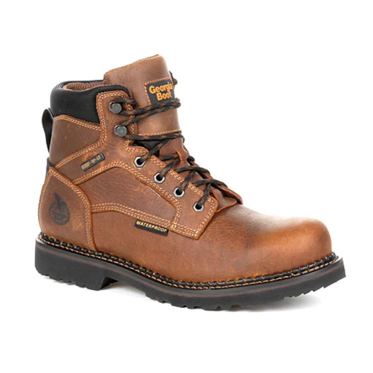 Georgia Giant Revamp Steel Toe Waterproof Work Boot GB00317 BROWN