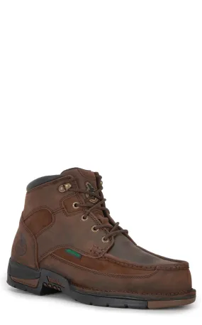 Georgia Men's Athens Brown Waterproof Round Toe Work Boot