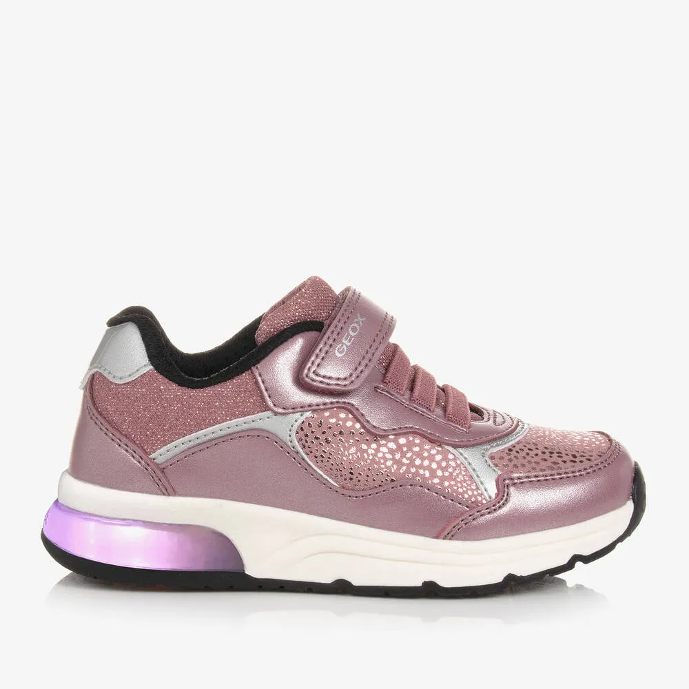 Girls Pink Light-Up Trainers