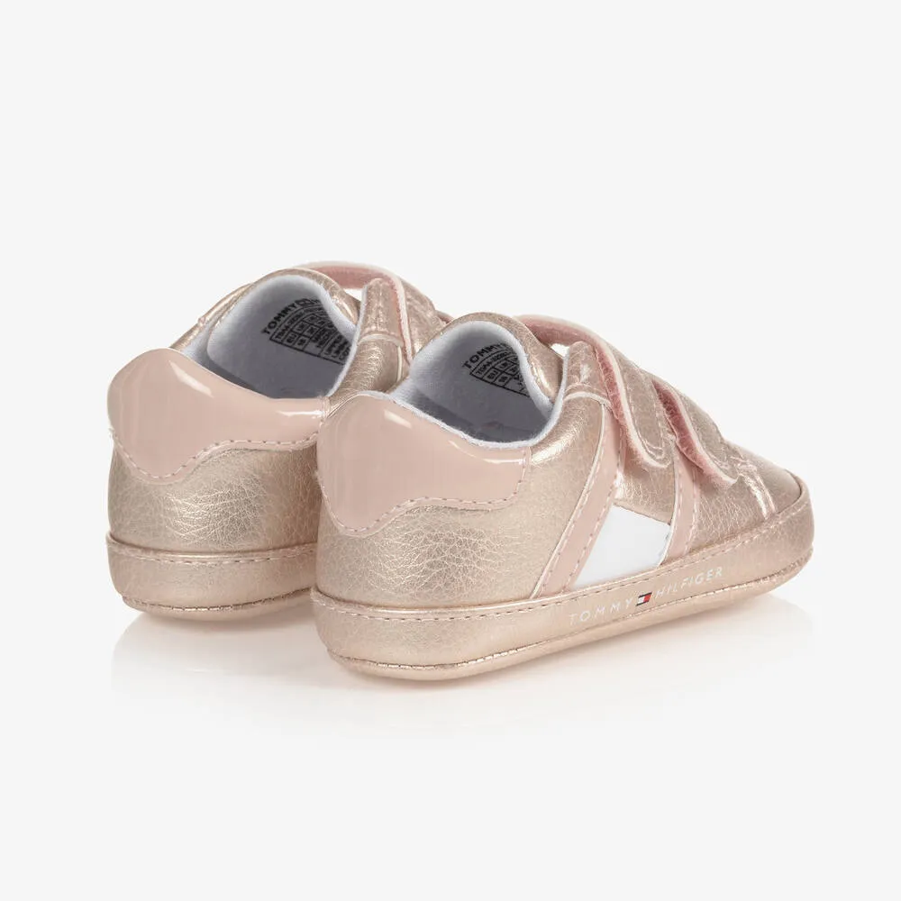 Girls Pink Pre-Walker Trainers