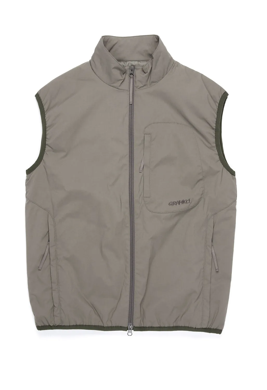 Gramicci Men's Softshell EQT Padding Vest - Tech Grey