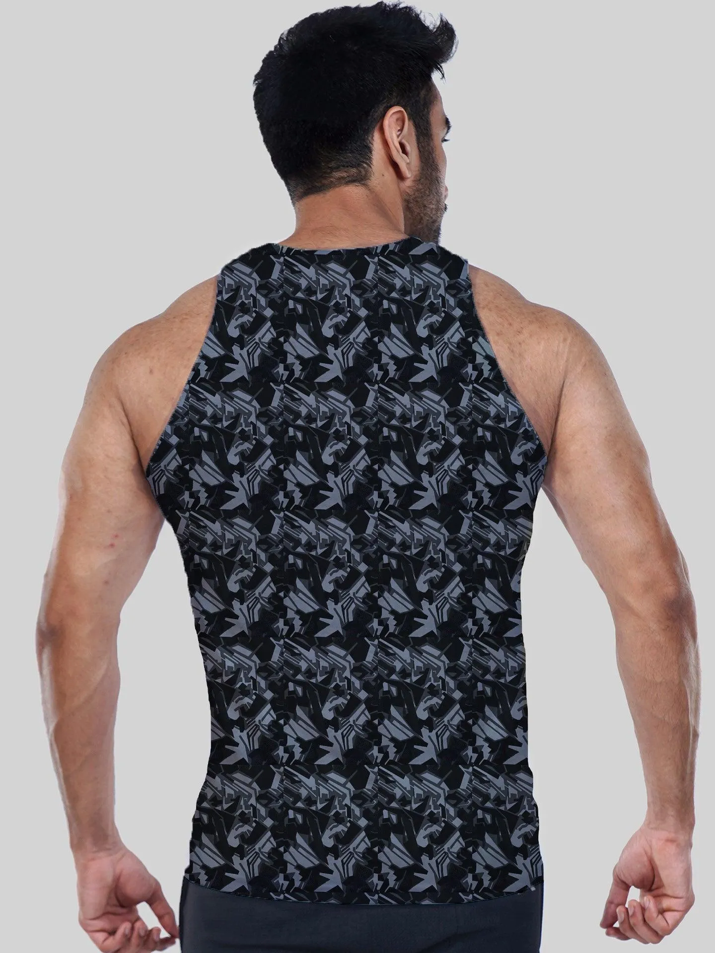 GymX Geometric Camo Tank- Sale