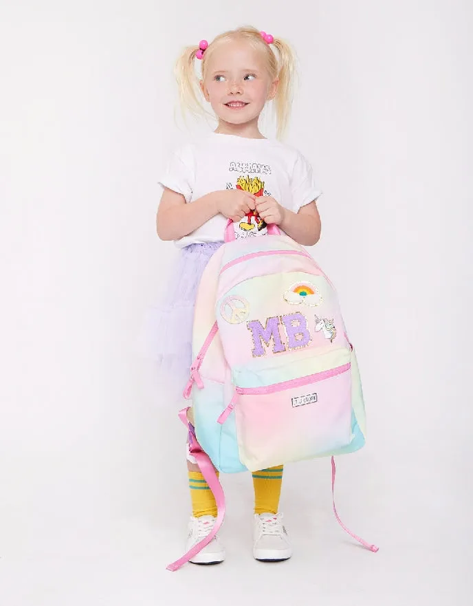 Hazy Rainbow Kids Backpack, Little Chicken