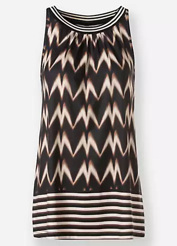 Heine Patterned Sleeveless Top | Grattan