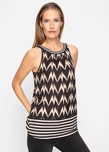 Heine Patterned Sleeveless Top | Grattan