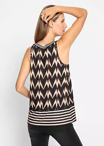 Heine Patterned Sleeveless Top | Grattan