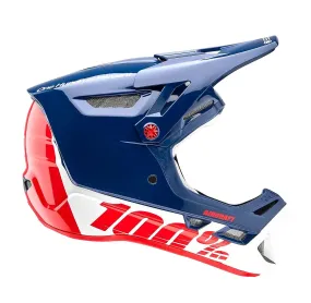 helmet 100% Aircraft Composite - Deep Blue/Red