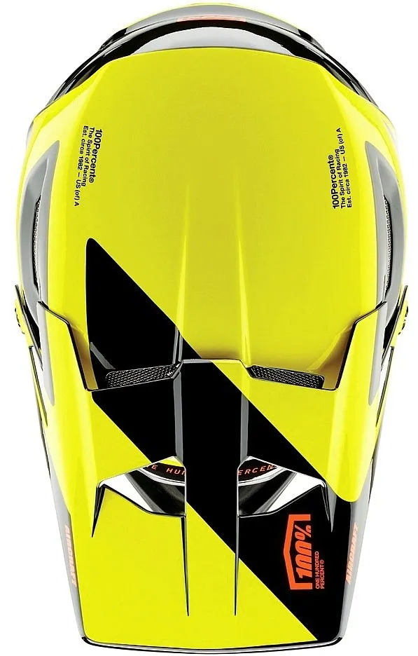 helmet 100% Aircraft Composite - LTD Neon Yellow