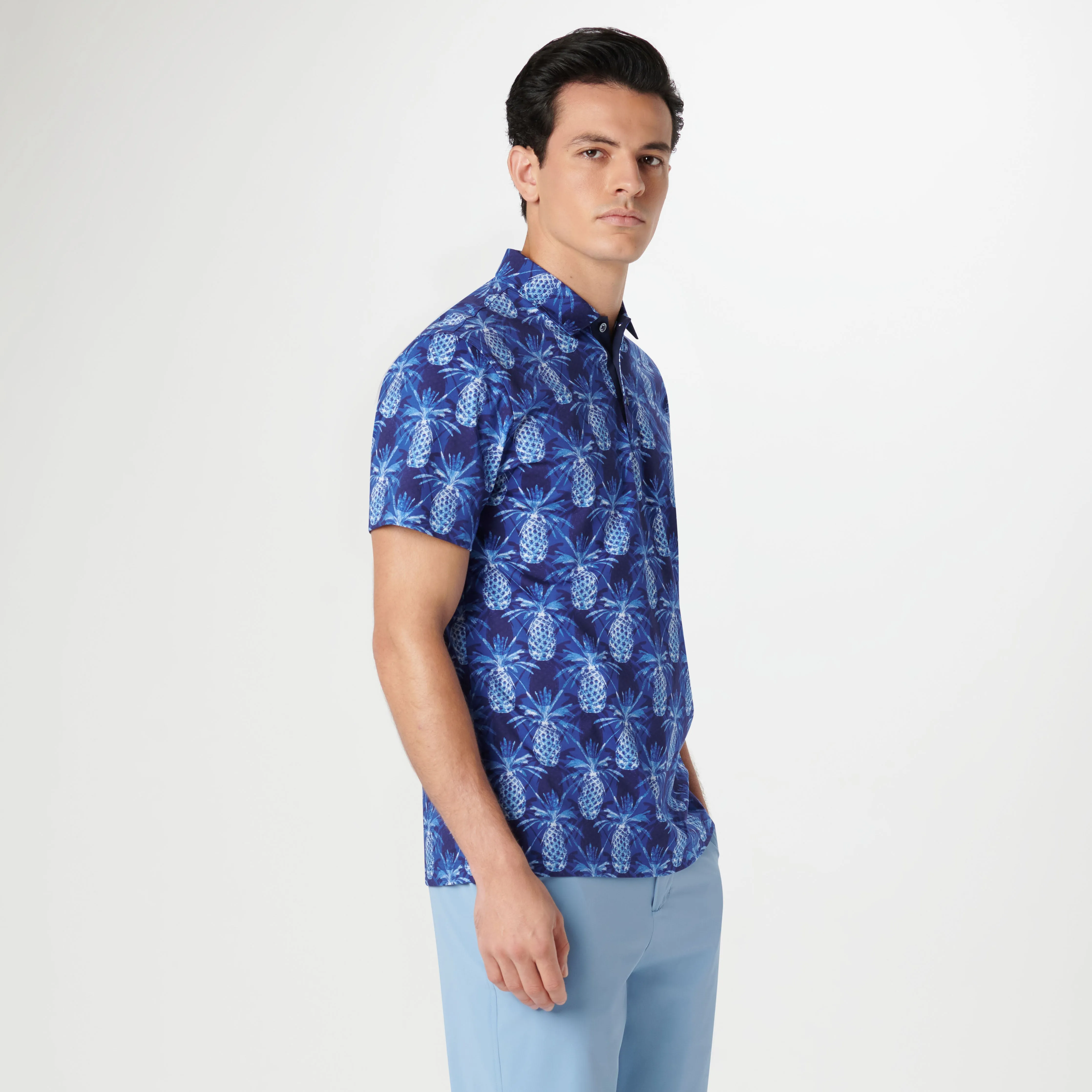 Hendrix Pineapple Print Polo