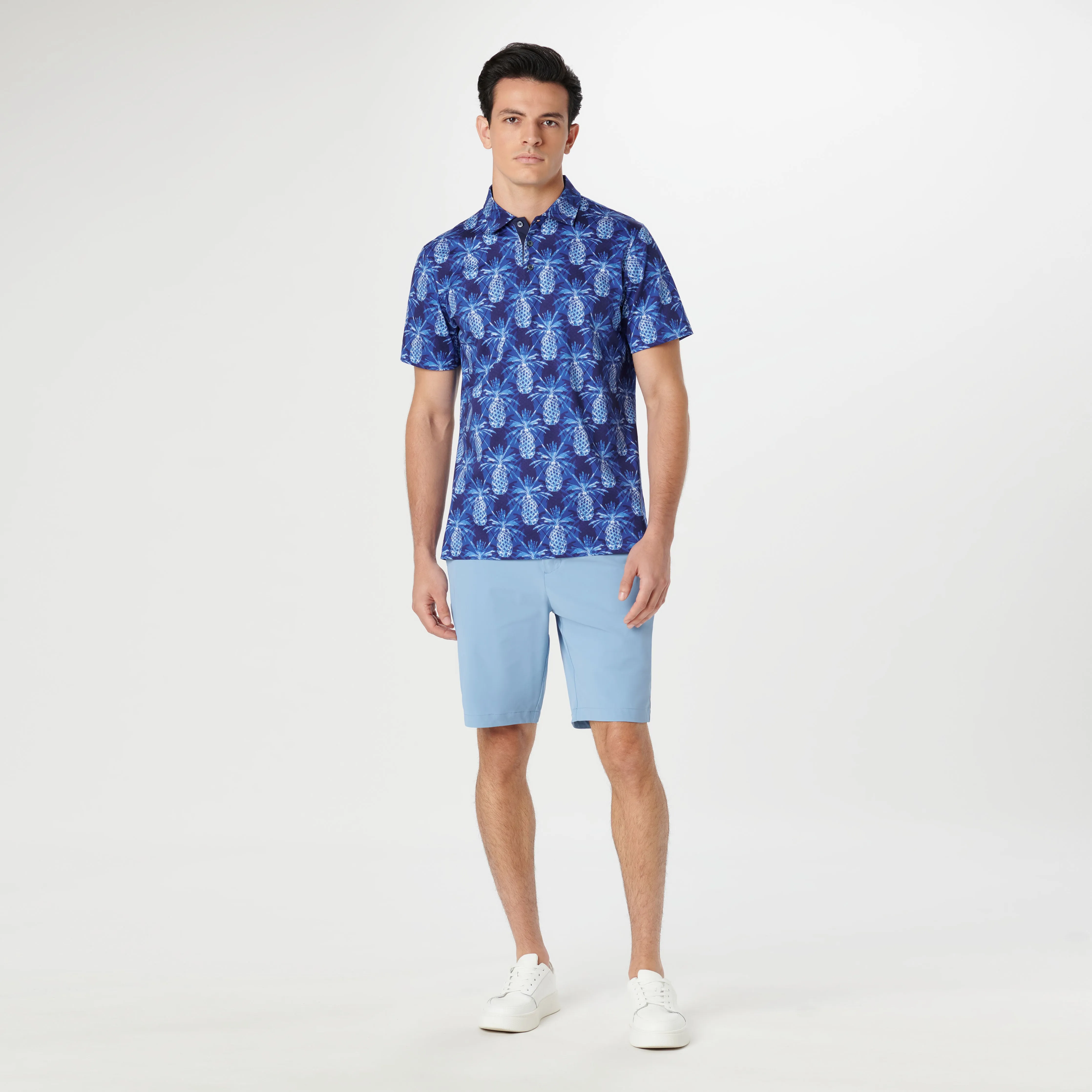 Hendrix Pineapple Print Polo