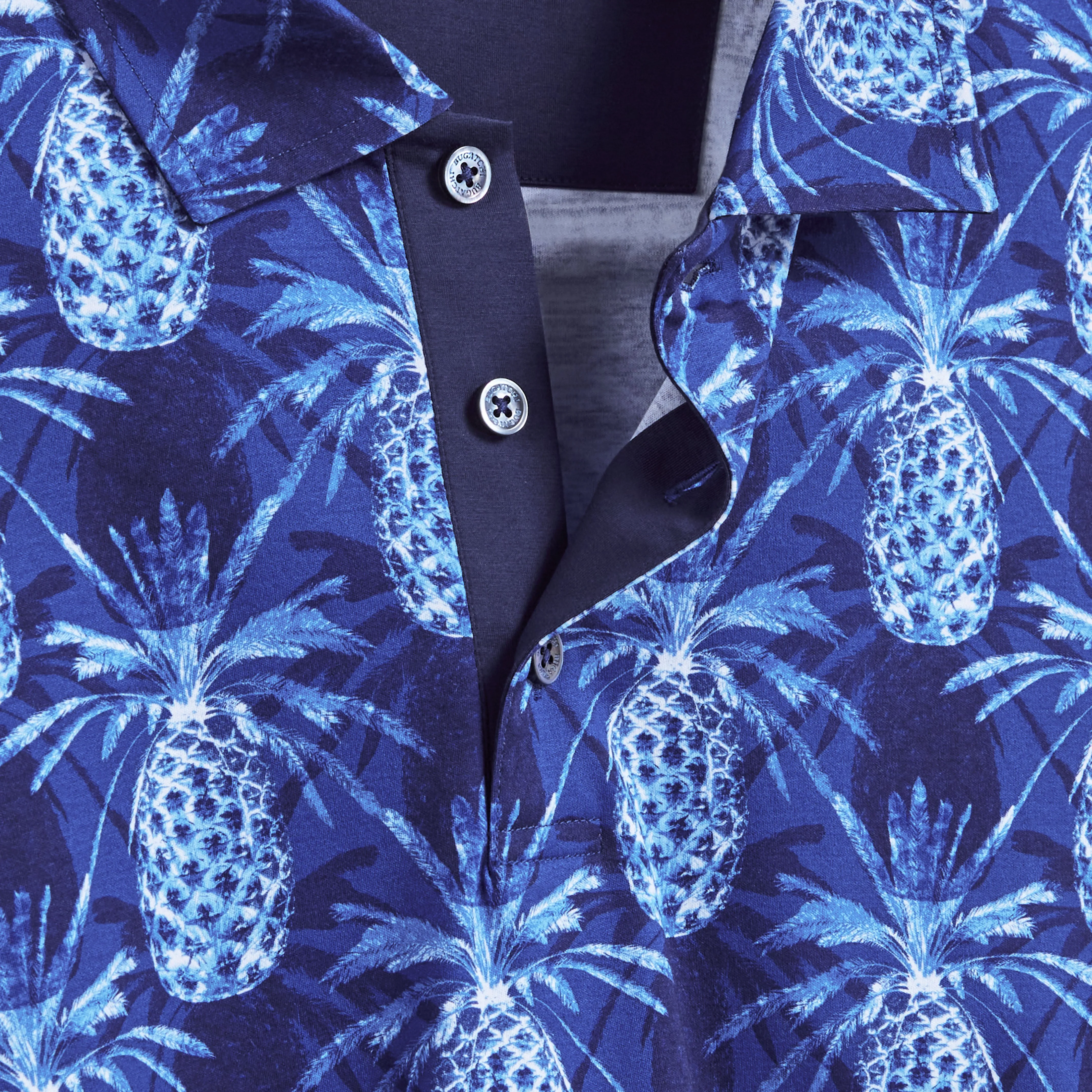 Hendrix Pineapple Print Polo