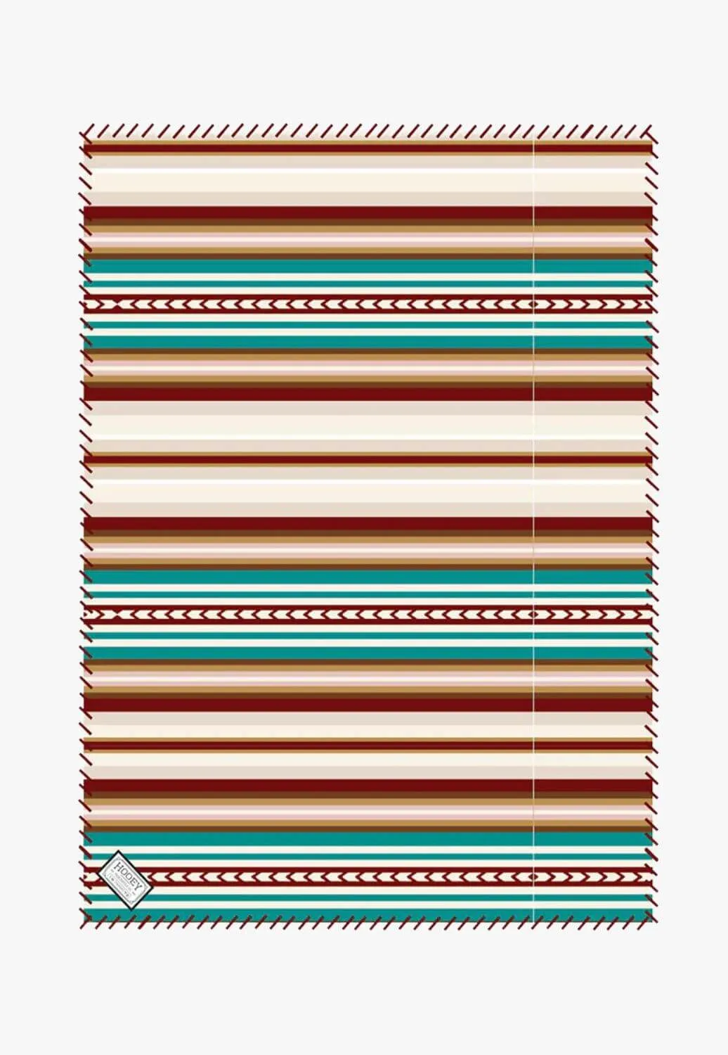 Hooeys Serape Fleece Blanket