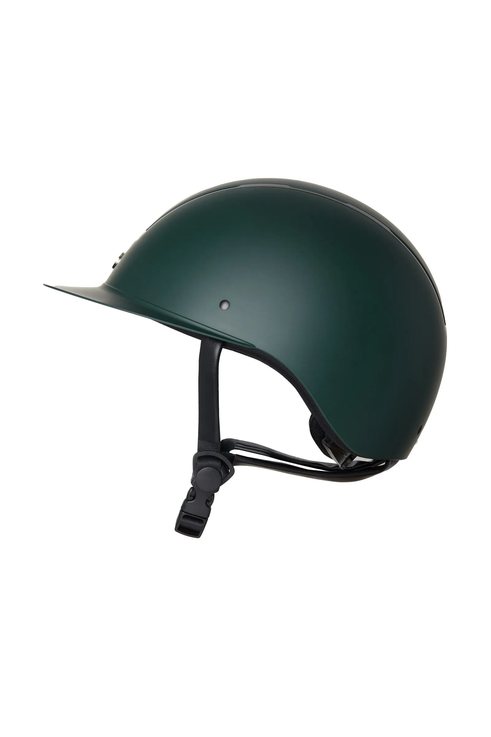 Horze Noir Riding Helmet with Shiny Frame & Sun Visor