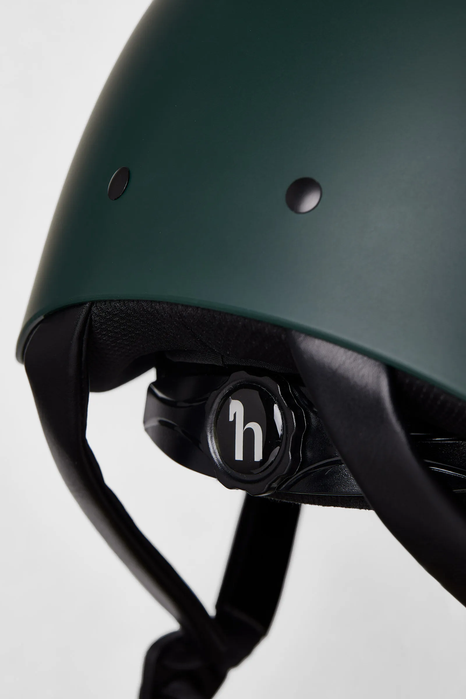 Horze Noir Riding Helmet with Shiny Frame & Sun Visor